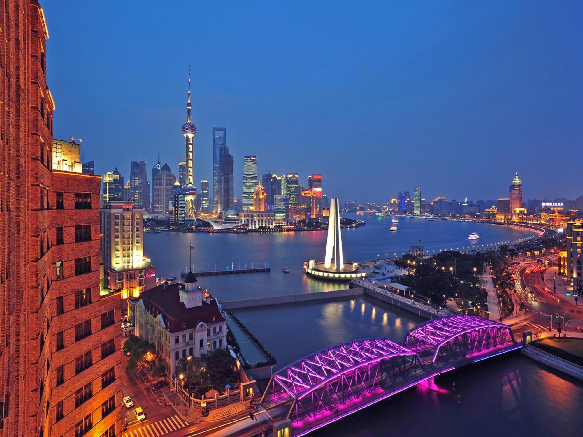 שנגחאי Broadway Mansions Hotel - On The Bund מראה חיצוני תמונה