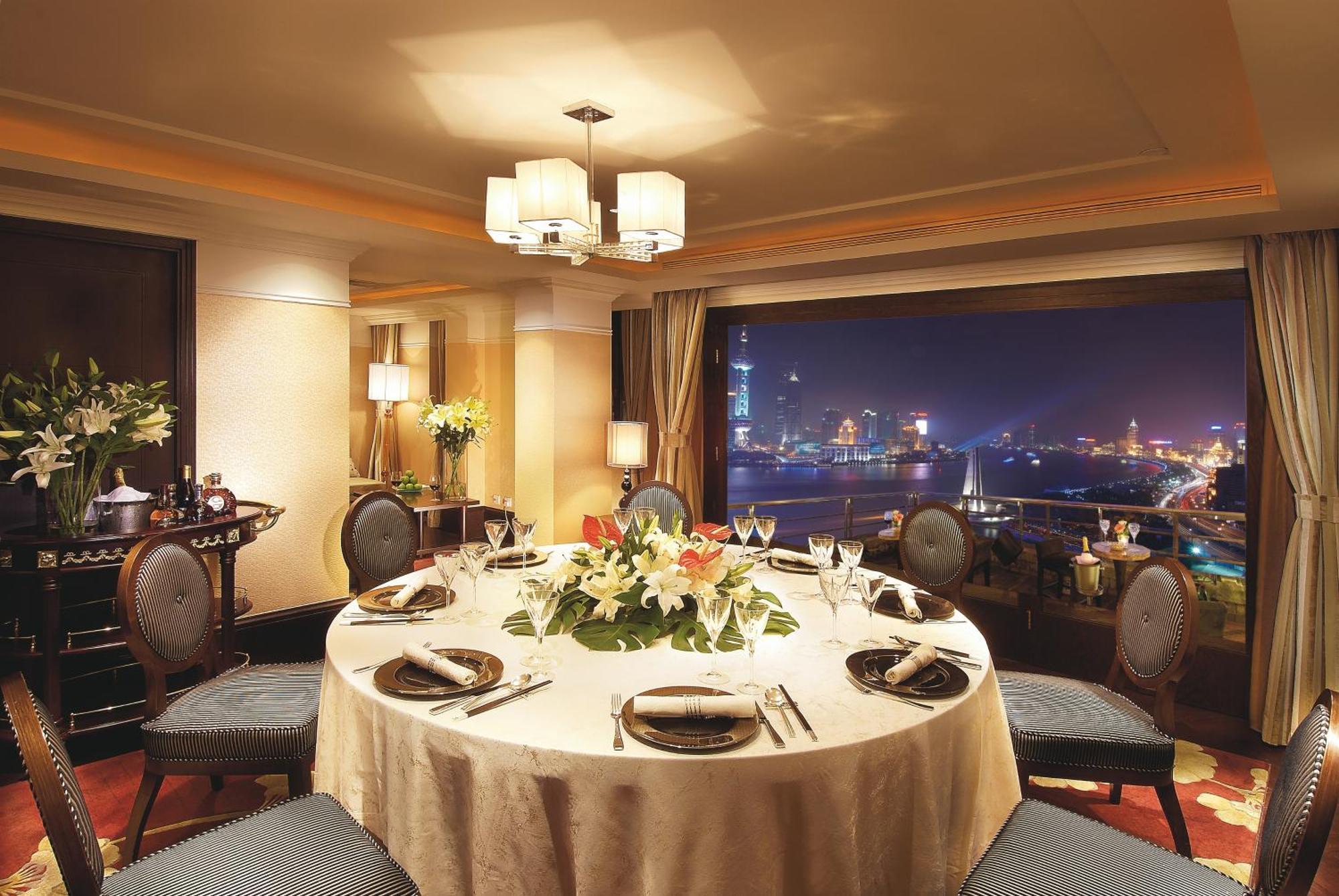 שנגחאי Broadway Mansions Hotel - On The Bund מסעדה תמונה