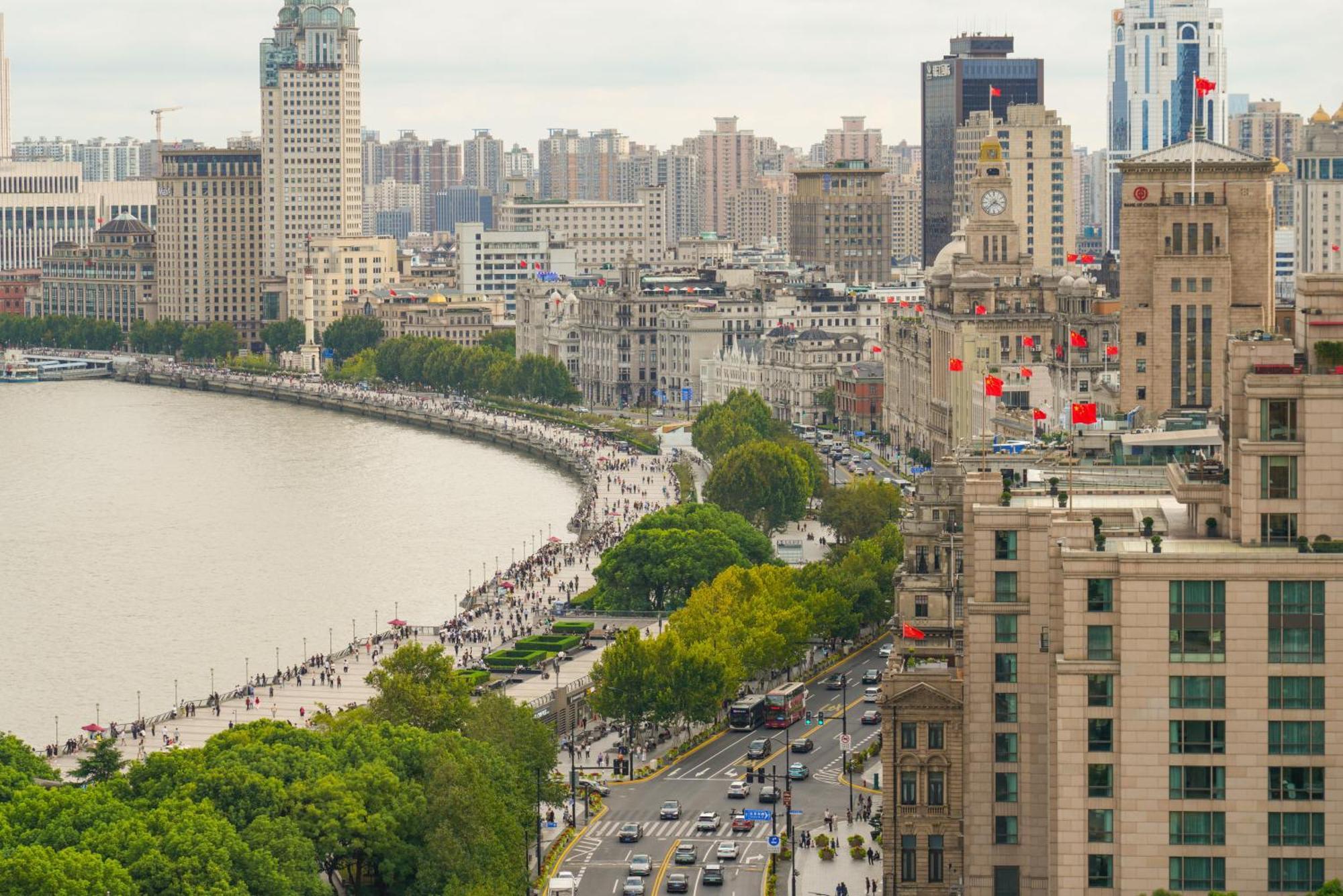 שנגחאי Broadway Mansions Hotel - On The Bund מראה חיצוני תמונה